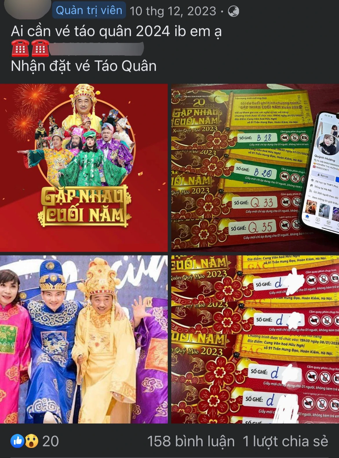 Táo quân 2024 lộ hint tập luyện, vé xem được rao bán với giá trên trời- Ảnh 4.