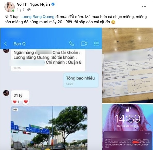  Cô từng tậu 1 lúc 20 mảnh đất. (Ảnh: Võ Thị Ngọc Ngân) - Tin sao Viet - Tin tuc sao Viet - Scandal sao Viet - Tin tuc cua Sao - Tin cua Sao