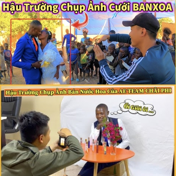  Quang Linh Vlogs thường xuyên đảm nhận vai trò "nhiếp ảnh gia" tại Angola. (Ảnh: YouTube Quang Linh Vlogs) - Tin sao Viet - Tin tuc sao Viet - Scandal sao Viet - Tin tuc cua Sao - Tin cua Sao