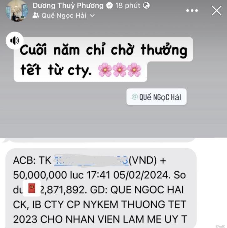 Hoa khôi ĐH Vinh được Quế Ngọc Hải thưởng Tết 50 triệu vì làm mẹ 2 con vừa xinh vừa khéo - ảnh 2