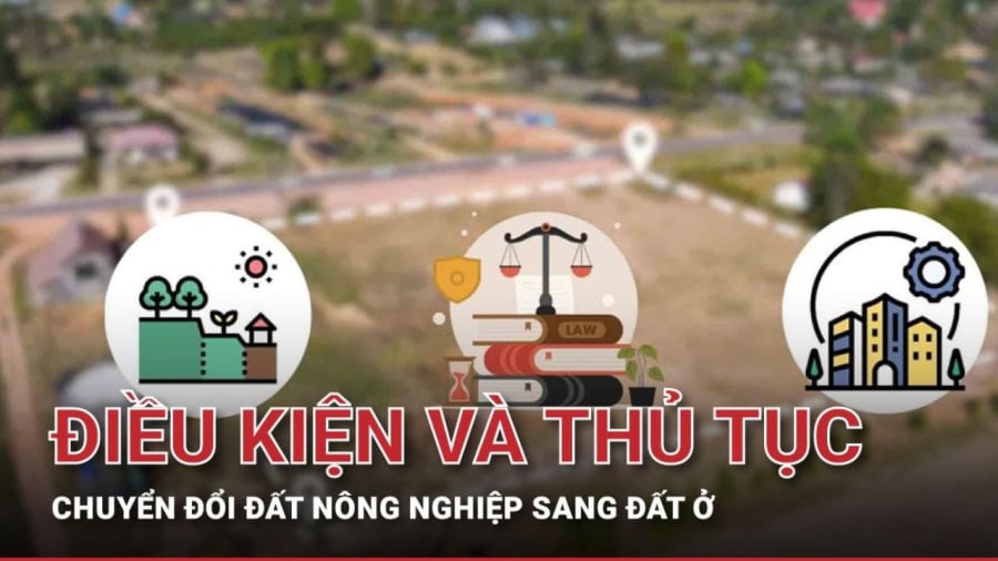 Trình tự, thủ tục chuyển đổi đất nông nghiệp sang đất ở hiện nay