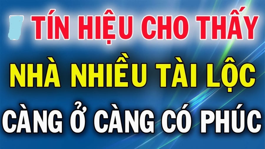 Dấu hiệu nhà sắp phát tài đừng bao giờ bán đi