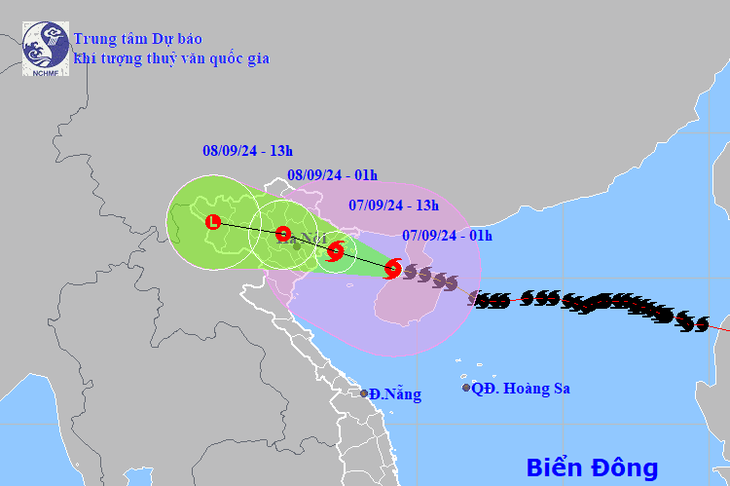 Bão số 3 mạnh cấp 14, giật cấp 17, đang cách Quảng Ninh 180km - Ảnh 2.