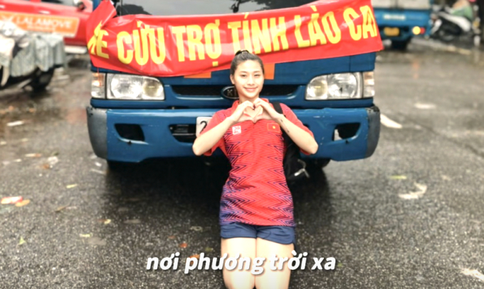 Phạm Như Phương đi tiếp tế ở Lào Cai hôm nay