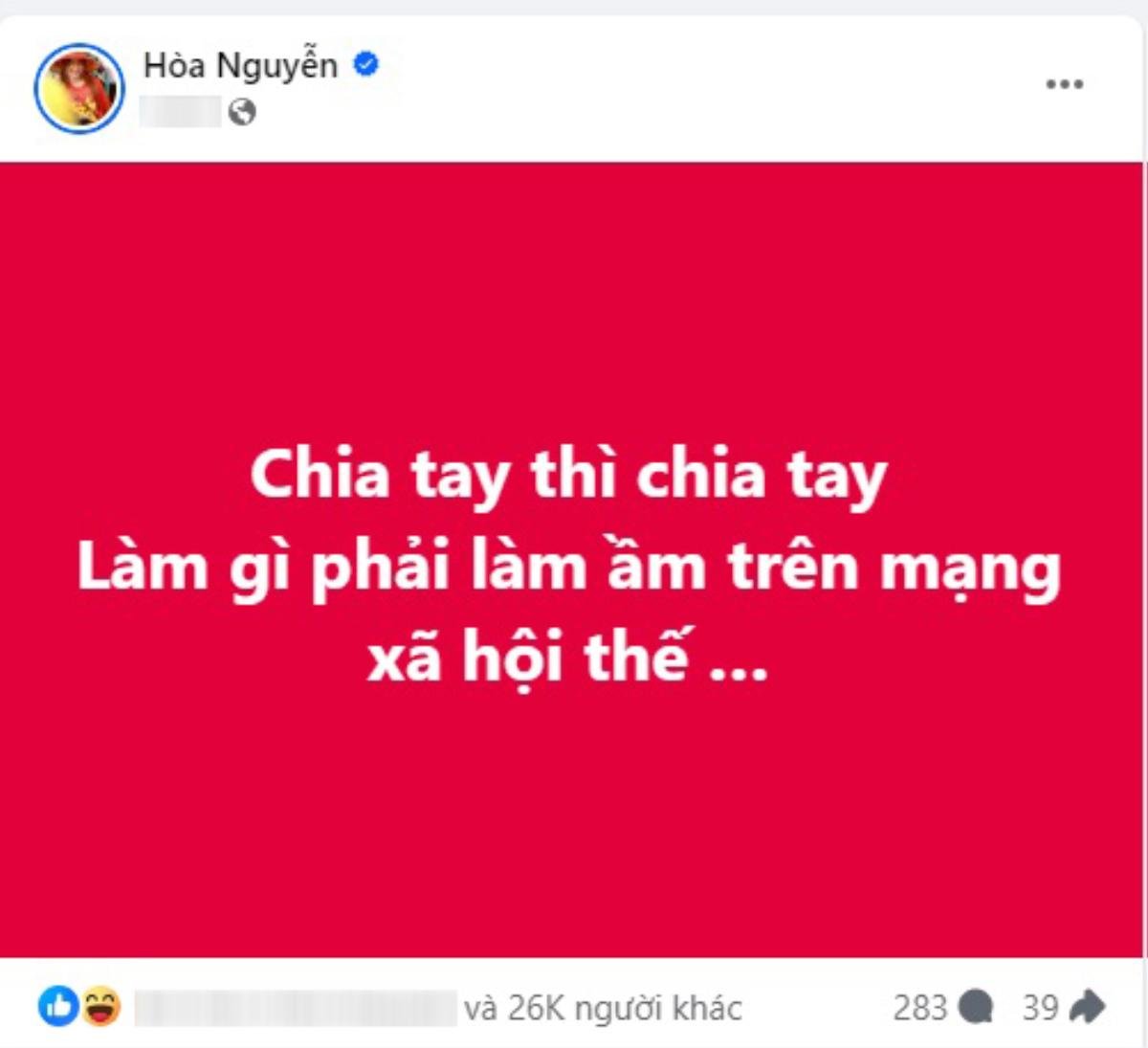 Hòa Minzy đột nhiên lên tiếng 'Chia tay thì chia tay', khán giả hoang mang Ảnh 1