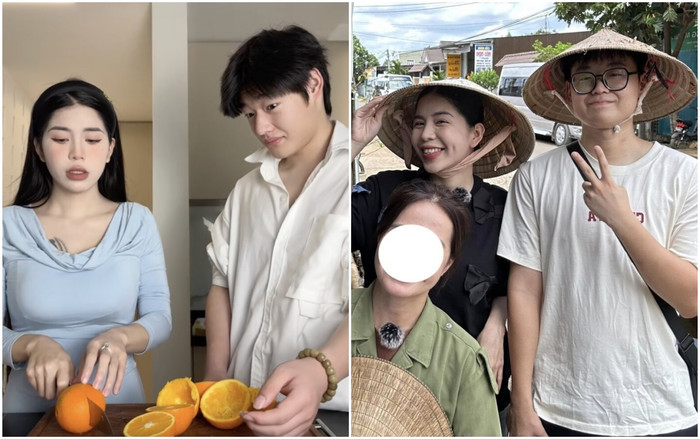 Hằng Du Mục có mối quan hệ thân thiết với 2 con riêng của chồng cũ là Nhất Dương và Dịch Dương.