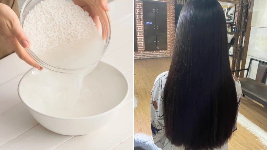 Giúp mái tóc trở nên suȏn mượt