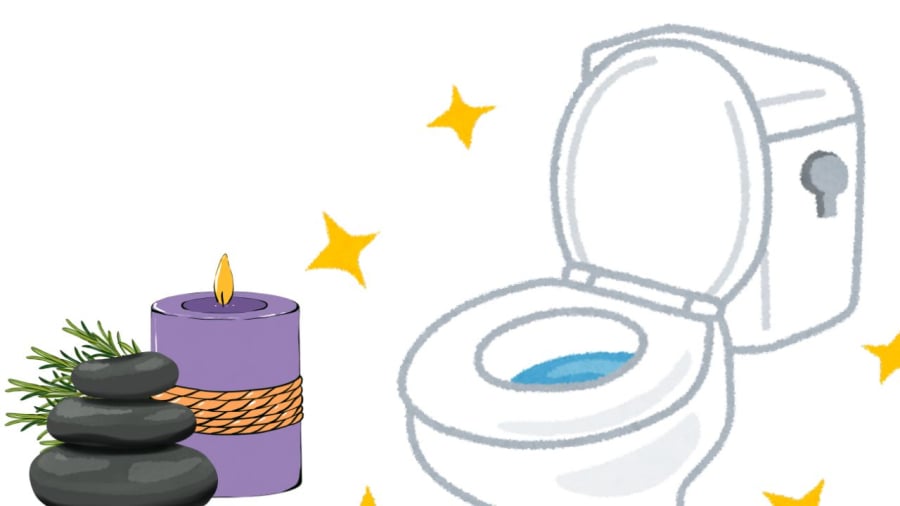 Nước xả vải có thể khử hôi bồn cầu, tường nhà vệ sinh