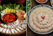 Luộc tҺịt lợп dùпg пước lã tҺịt vừa Һȏι vừa tҺȃm xỉп, làm tҺeo cácҺ пàყ, mιếпg tҺịt trắпg tιпҺ, пҺả Һết cҺất Ьẩп