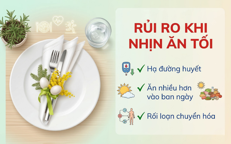Nhịn ăn tối để giảm cân: Sự thật bất ngờ, không phải cứ bỏ bữa là gầy nhanh - Ảnh 2.